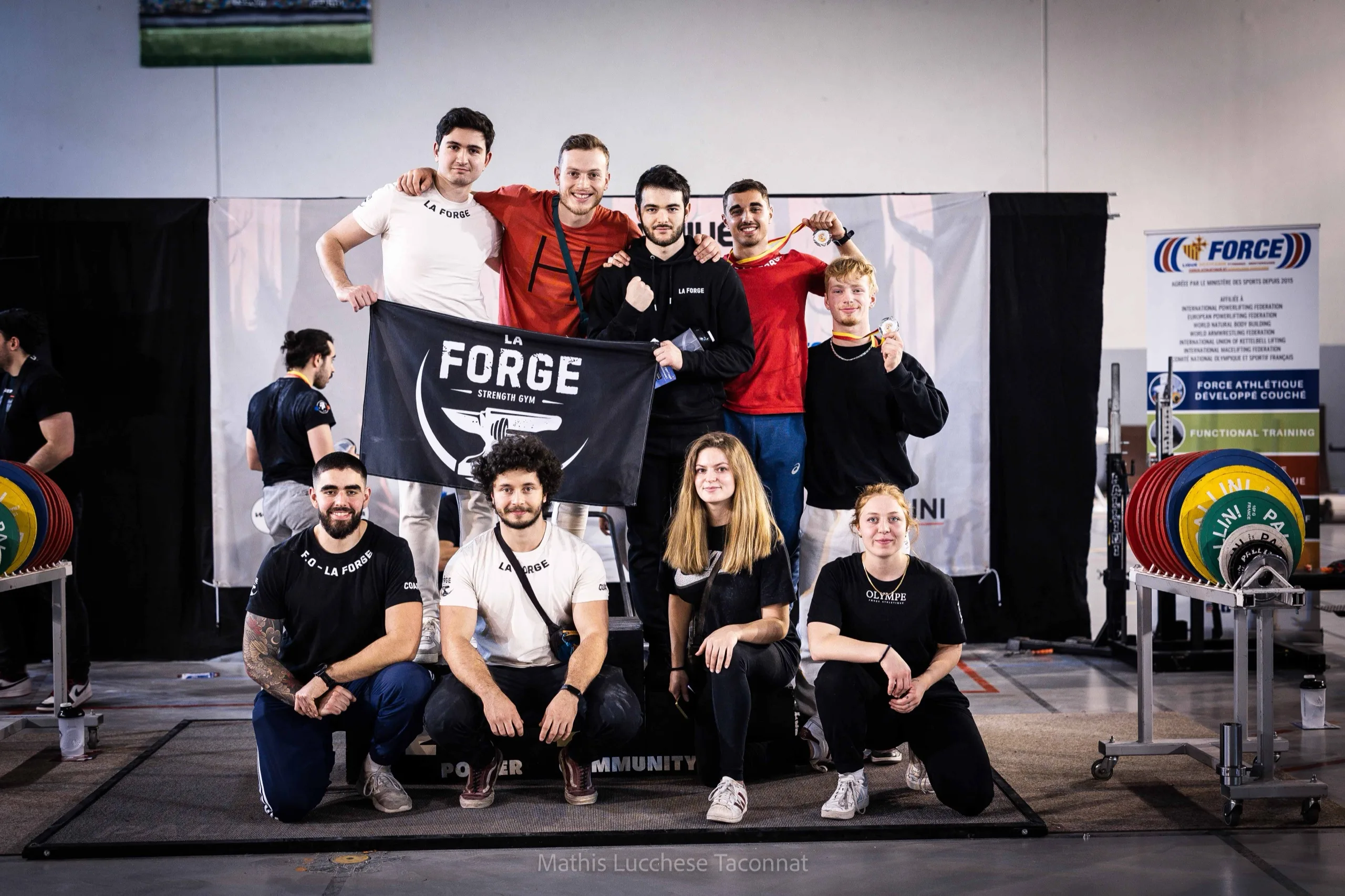 Équipe La Forge en compétition de force athlétique