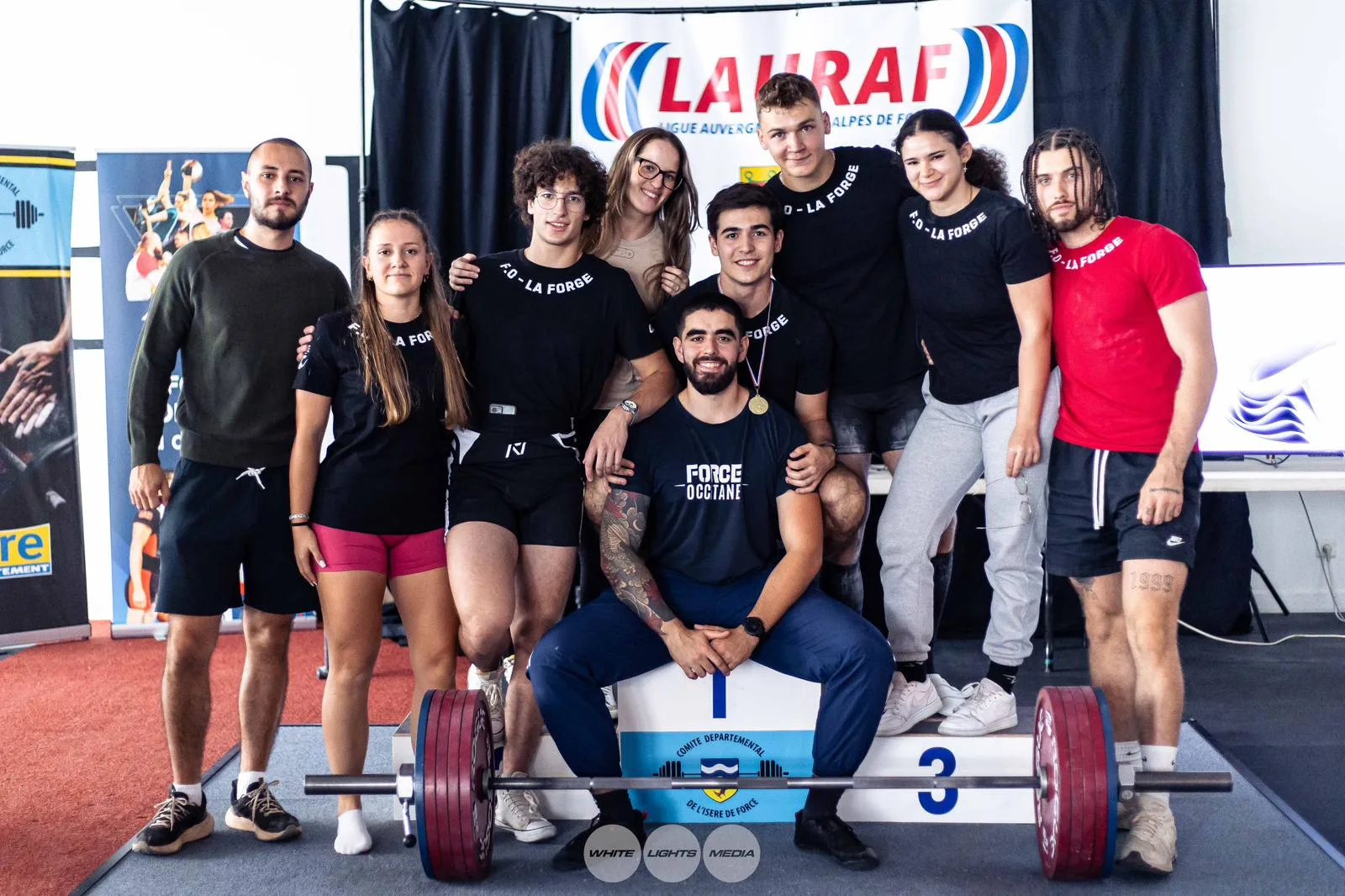 Équipe La Forge en compétition de force athlétique