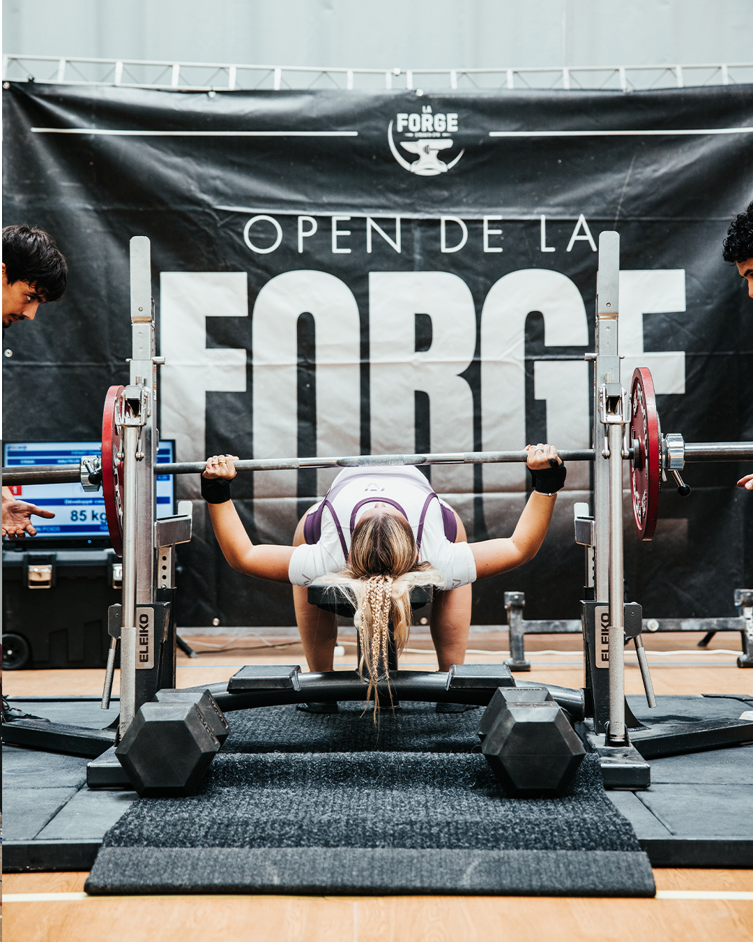 Podium compétition force athlétique La Forge