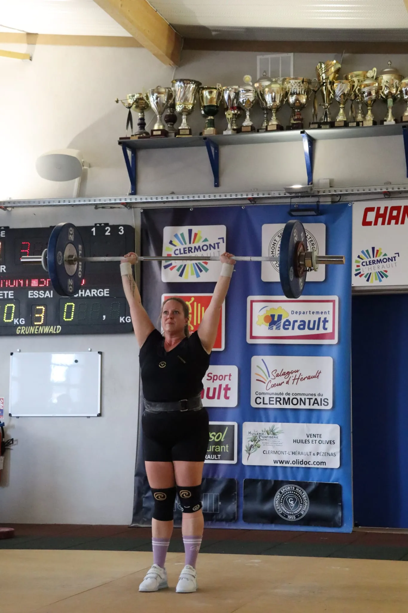Équipe La Forge en compétition d'haltérophilie